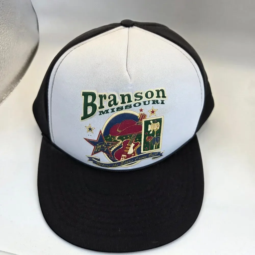 Vintage Cameo Branson Missouri Where the Stars Come Out Snapback Foam Hat